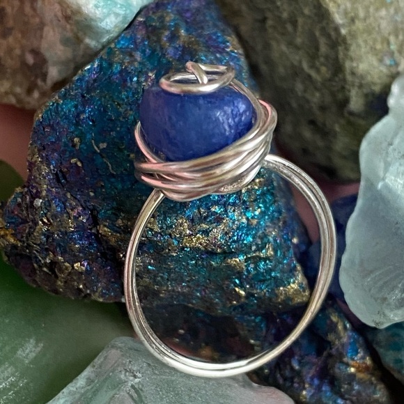 Blue Chalcedony Ring - Picture 2 of 3